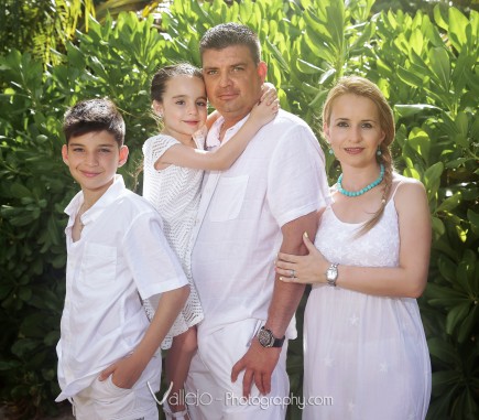 cancun family portrait photo