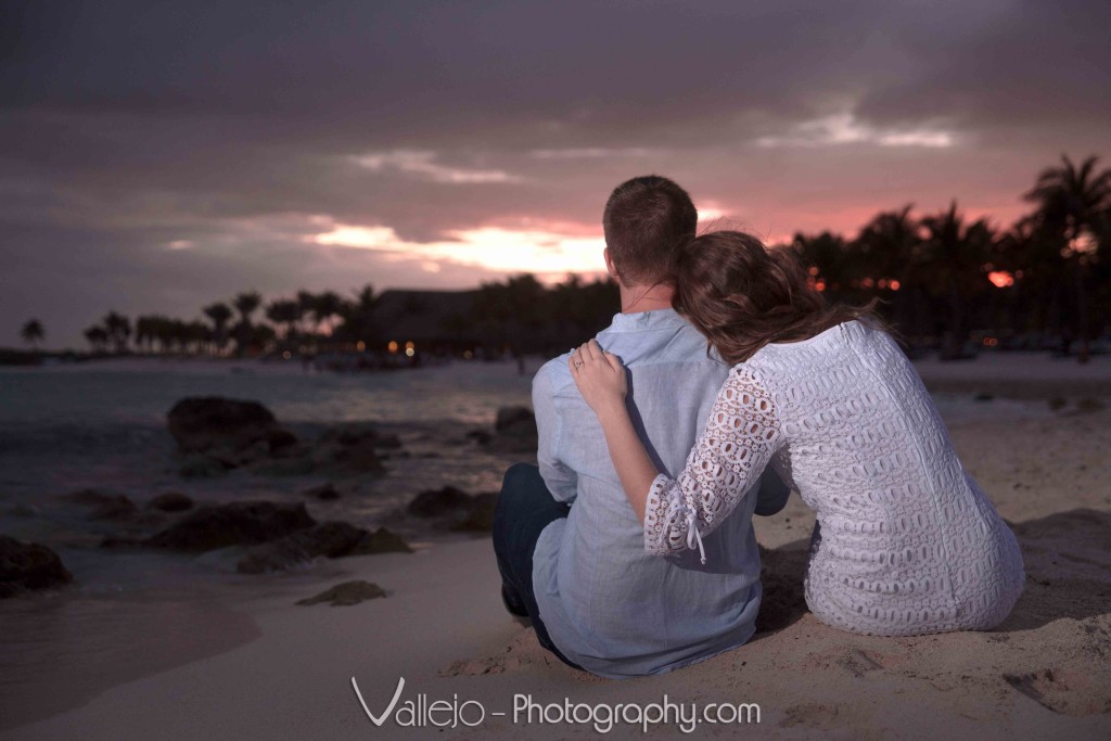 Romantic Cancun Beach Portrait