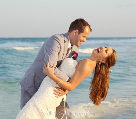 cancun wedding photos beach